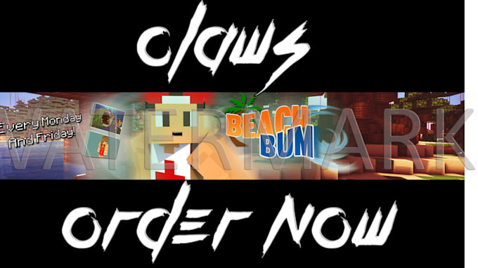 Design A Minecraft Youtube Banner By Claaaws