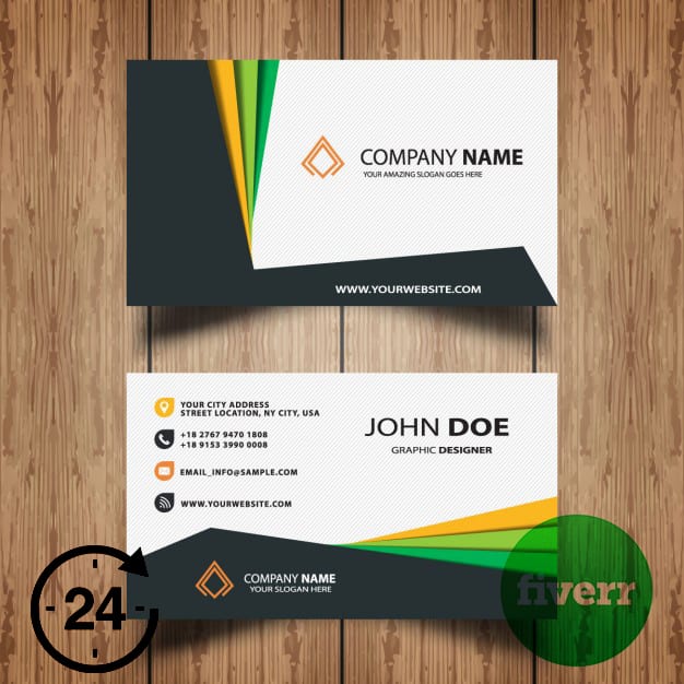 Make A Creative Business Card Within 24 Hour By