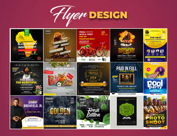 Design professional event flyer, social media flyer, poster by ...