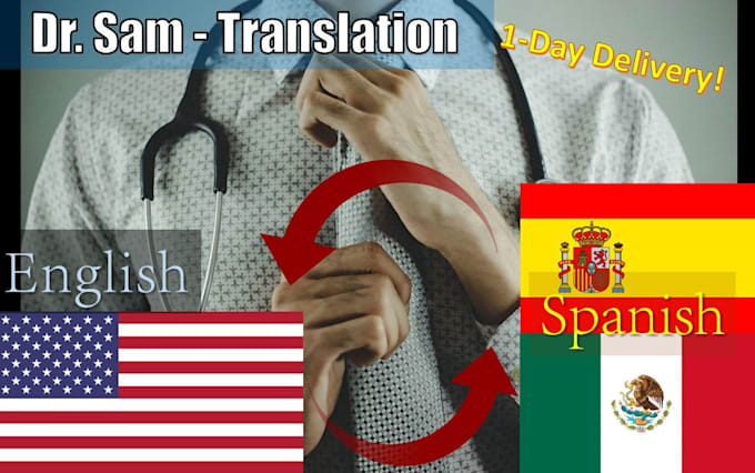 Translate your medical text from english to spanish by Sabiosam
