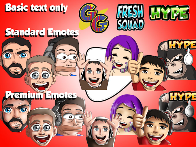 Create youtube emoji and sponsor emotes badges by Damdsn