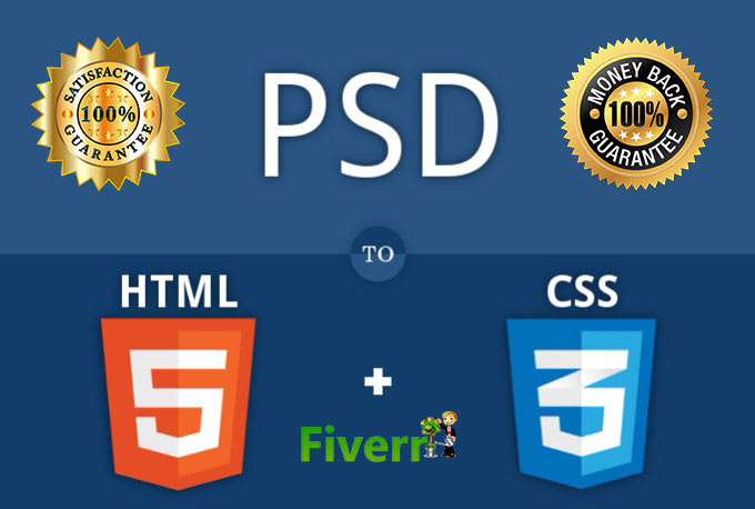 Convert Psd To Html And Psd To Html5 Css3 Bootstrap With