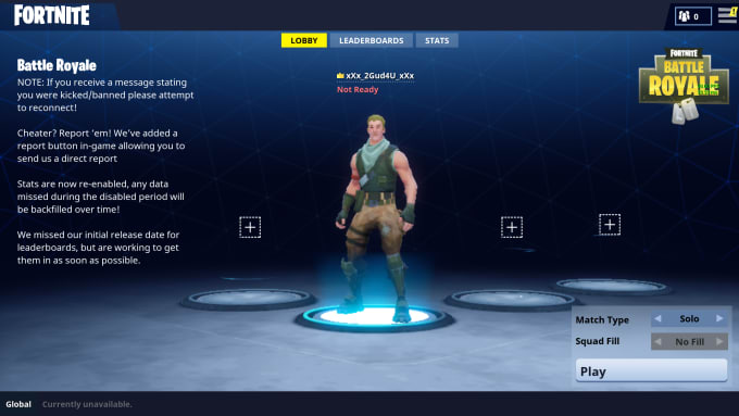 i will get you a win on fortnite pc only - report a fortnite cheater