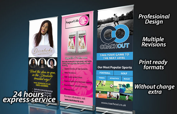 Do Outstanding Roll Up Banner Design In A Day By Digitalkaam