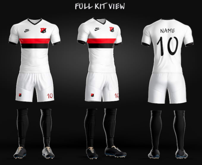 Create the most realistic soccer or football uniform kit in 3d by Bfbbb85