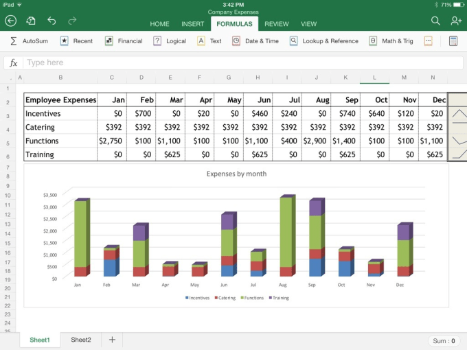 how to make a graphical representation of data in excel