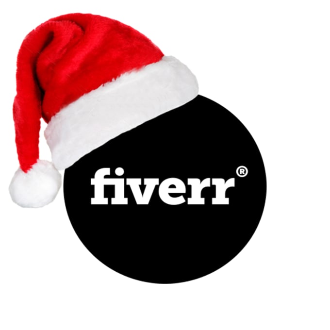 Add a christmas hat on your logo by Forrestkeel