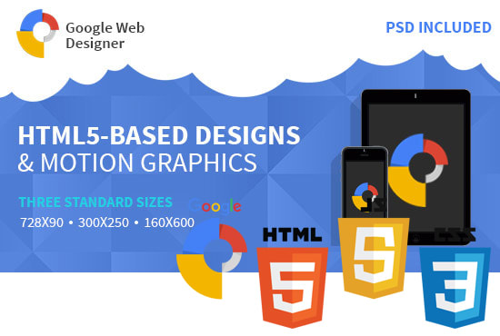 Design Animated Creative Html5 Banner Ads For Google Adwords By