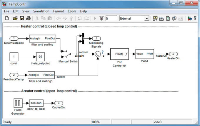 Matlab simulink control design что это