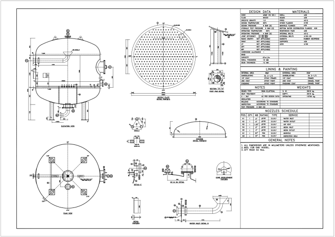 Do boq piping drawings vessel fabrication layout by 