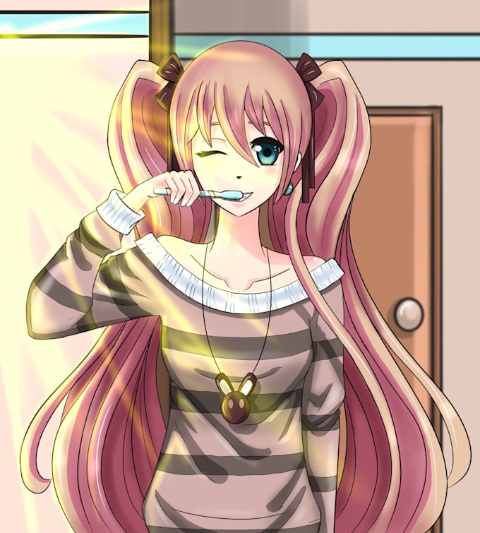 Draw Anime Or Comic Character By Daliaesmaeil