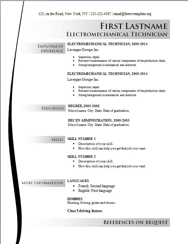resume and cover letter writer