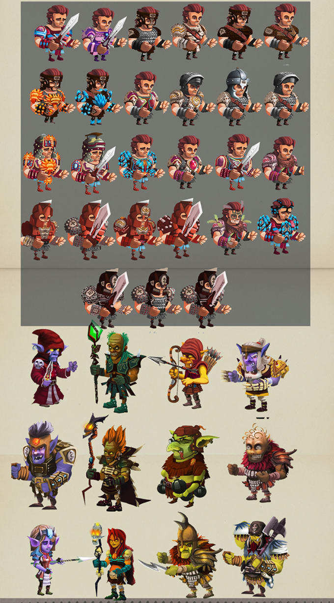 Mobile Games Characters