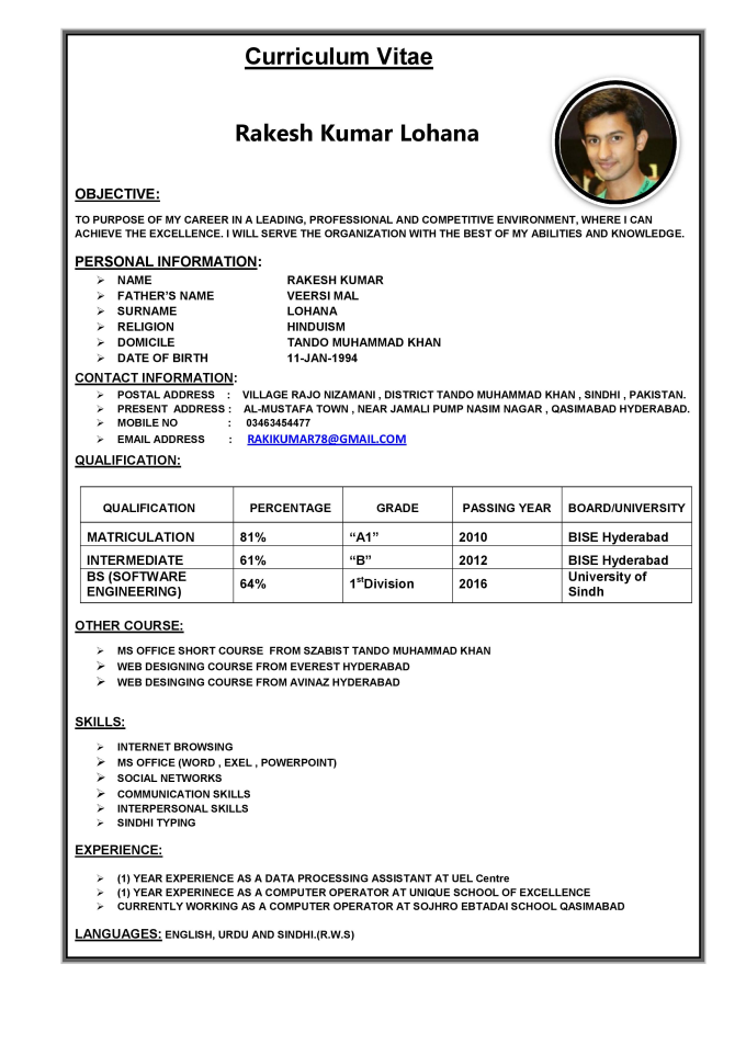 Design an attractive cv for you by Designerrk