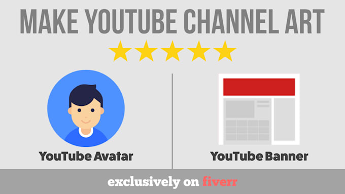 Make A Youtube Banner And Avatar By Iamgoldnotepad