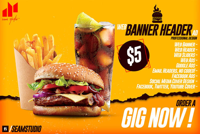 Make Awesome Eye Catching Banner Designs By Seamstudio