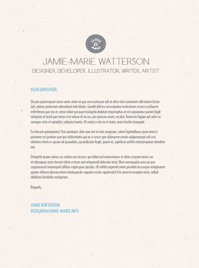 Write you a professional resume and cover letter by Itsannam Write you a professional resume and cover letter by Itsannam