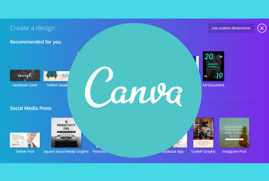 Design anything in canva by Justgeek