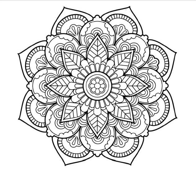 Download Send you a pdf file of 10 colouring mandalas by Jubass