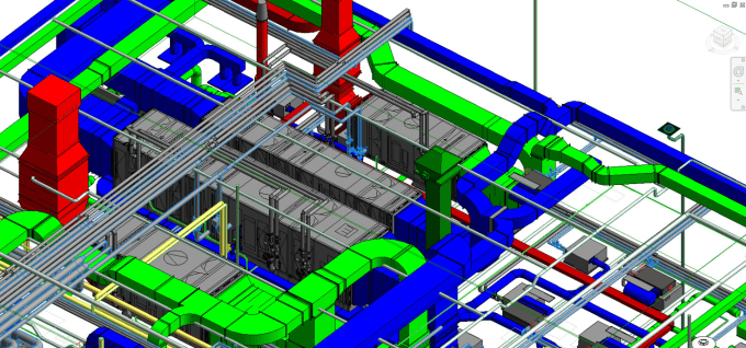 Model your mep project in revit, autocad mep by Pesicn