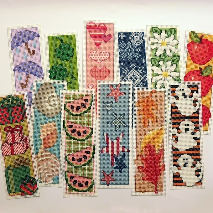 Gift Cross Stitch Bookmarks By T Mileham15