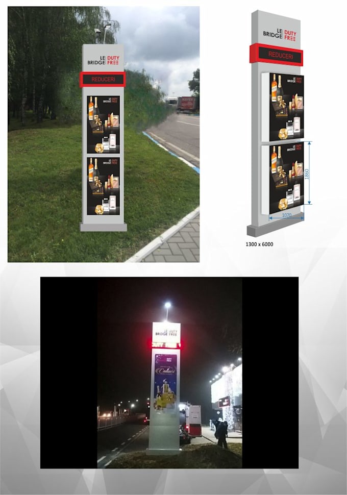 Outdoor advertising, stands, billboards,light signs by Annabaranova