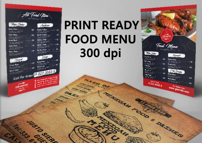design restaurant menu food menu flyer menu by cdmode65