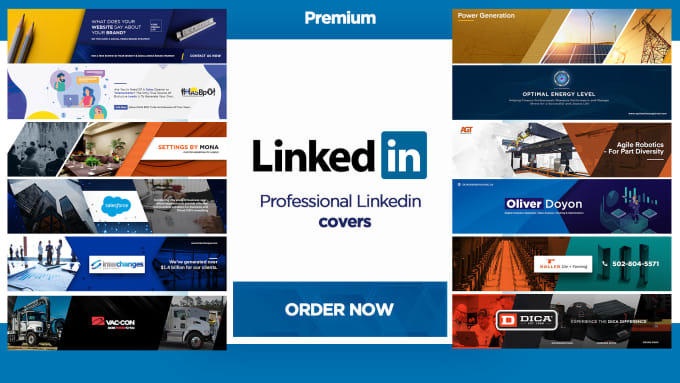 Design linkedin banner, cover, header by Maddyartsinc