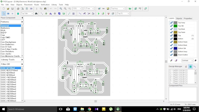 hide ratlines diptrace pcb hide ratlines diptrace pcb