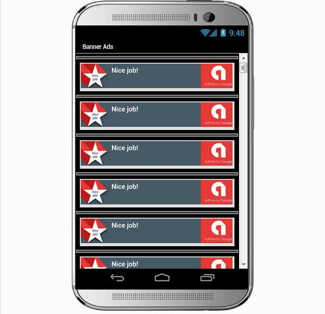 Build Android App To Display Multiple Admob Banner Ads By