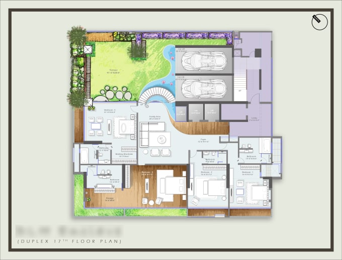 Make Architecture And Interior Presentation Drawings