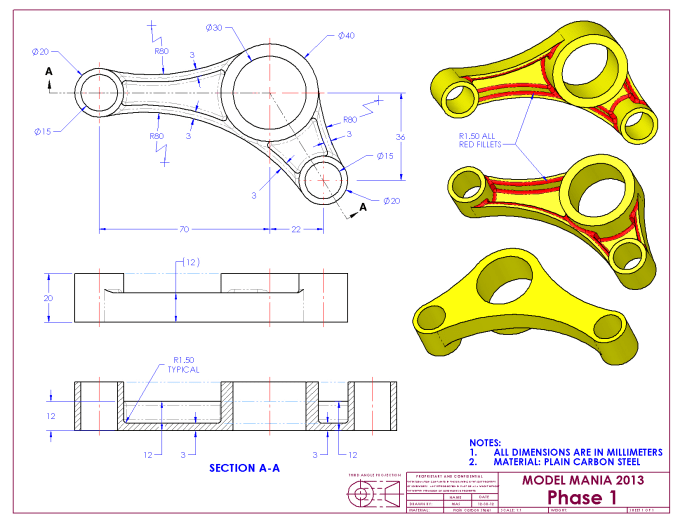 Create the mechanical design, technical drawings, and models by Ndys26