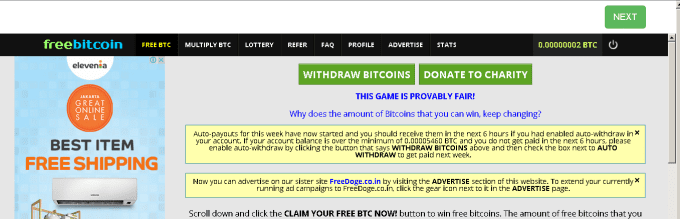 Free bitcoin faucet rotator