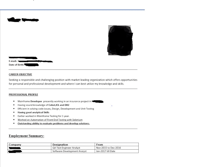 create a perfect resume for it employees create a perfect resume