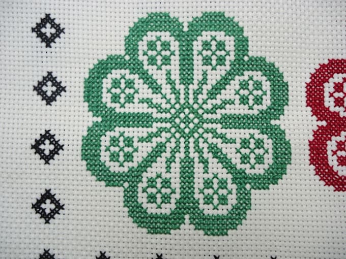 Cross Stitch Wall Art By Charu87