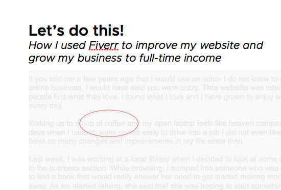 proofread my website