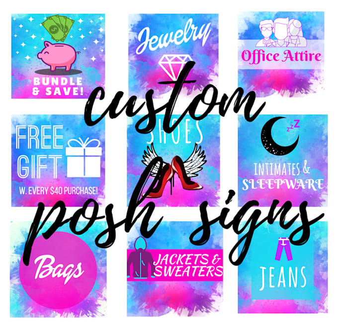 Make Signs For Your Poshmark Closet By Ltotehinzi Make Signs For Your Poshmark Closet