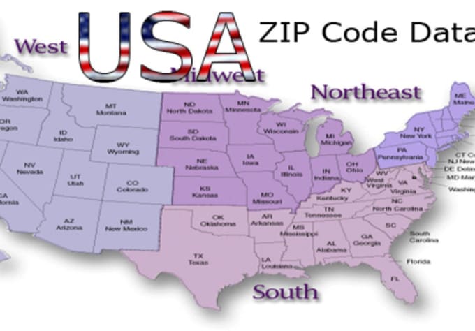 Give you us zip code database by Luayje