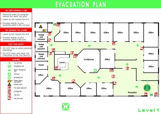 Create for you fire escape plans by Fdesigner1