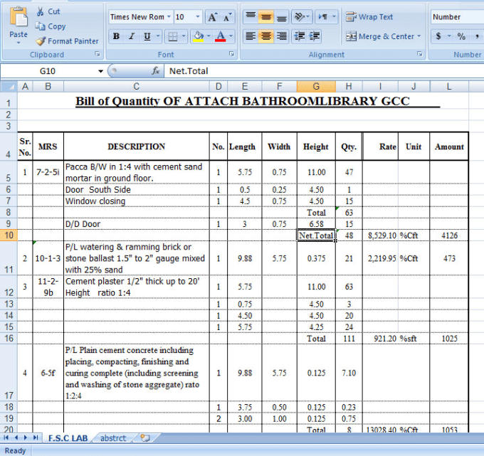 Work As Civil Engineer And Make Boq Estimate From Drawings By ...