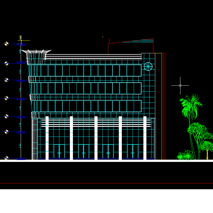 Drawing professional 2d elevation plans in autocad by Gausia_autocad