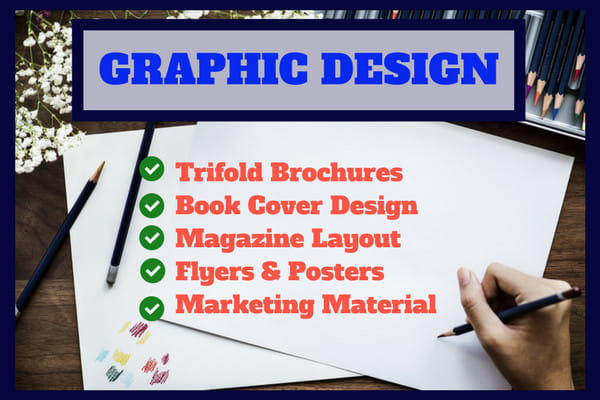 design trifold brochure book cover or magazine trifold book