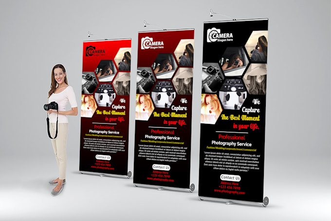 Design Outstanding Roll Up Banner Or X Banner In 24 Hours By