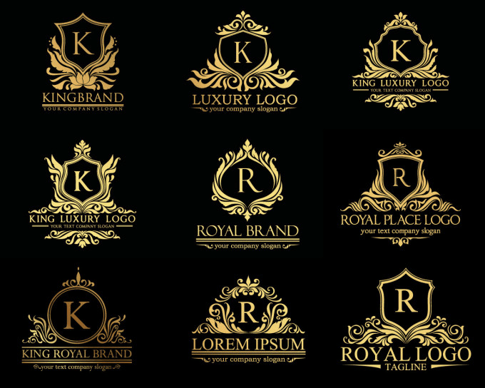 Design luxury classic royal logo by David_designes