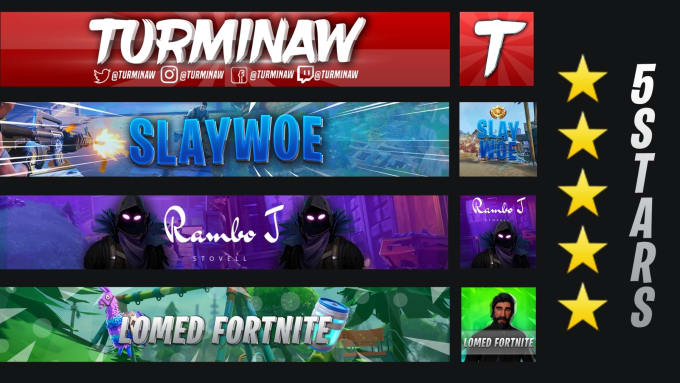 Make you a fortnite banner and profile picture by Xfqbian
