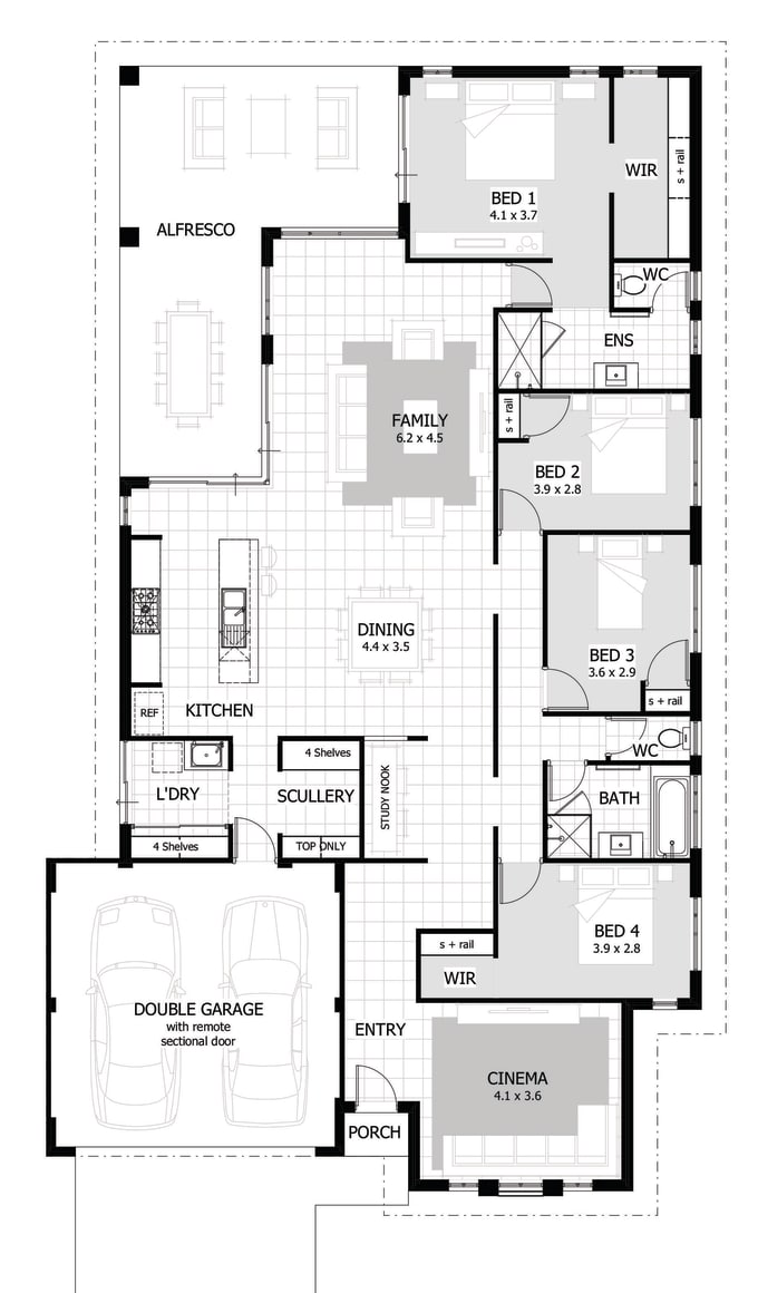 2d Home Design Plan Drawing - Home Design