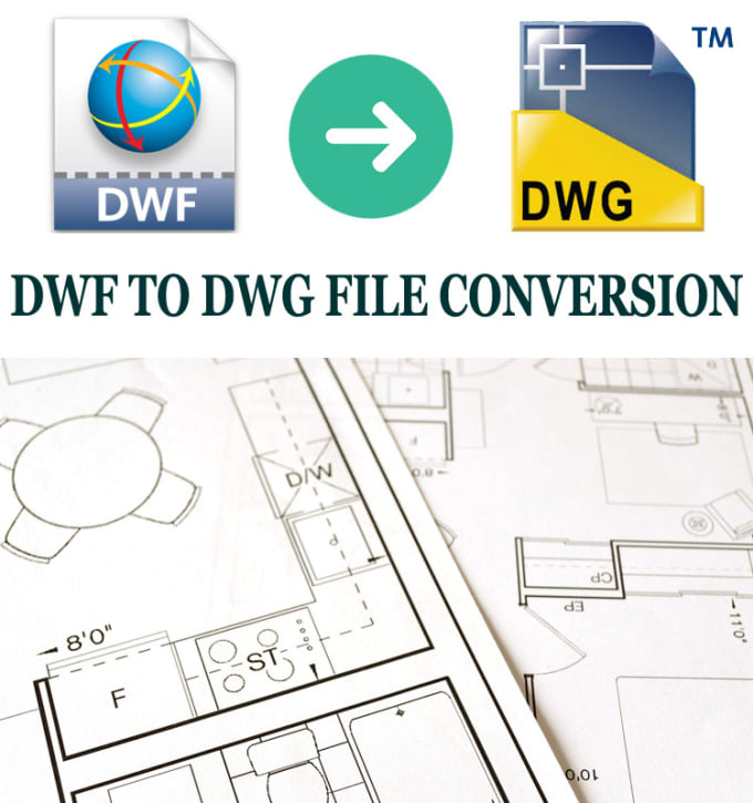 how to convert dwf to dwg online