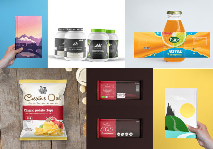 Design 3d mockup and product packaging design by Afzalkhan479
