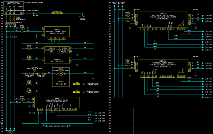 Make electrical autocad design and drawing by Abdelfatahedris plc wiring schematic 
