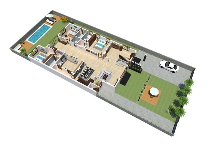 Model Any 3d Floor Plans On Sketchup By King Kendrick